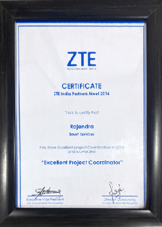 zte certificate